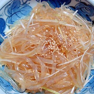 しらたきの酢醤油あえ